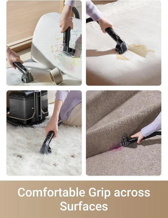 Dreame N10 Spot Cleaner|12000Pa Suction with Penetrative Spray Carpet Cleaner|60C Hot Water Stain Removal| Self-Cleaning Hose| 4kg Lightweight Design| Multi-Surface Cleaning with Stain Tools| 2 years warranty