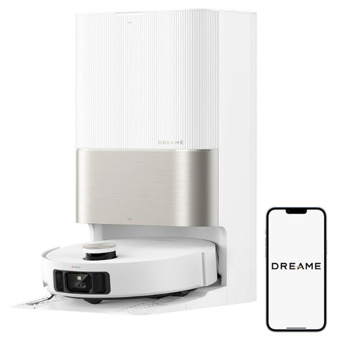 Dreame X50 Ultra Complete Robot Vacuum and Mop with Self-Cleaning| Liftable LDS| Clean under Low Furniture| Cross Barriers Up to 6cm| AI Camera| Up to 20,000Pa| Detangling Brush| Voice Control