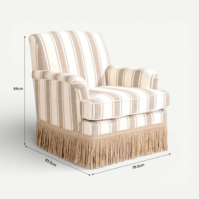 Edlar 1 Seater Sofa Beige
