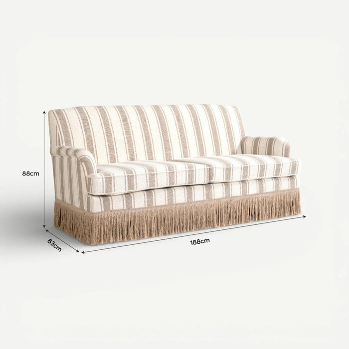 Edlar 2 Seater Sofa Beige