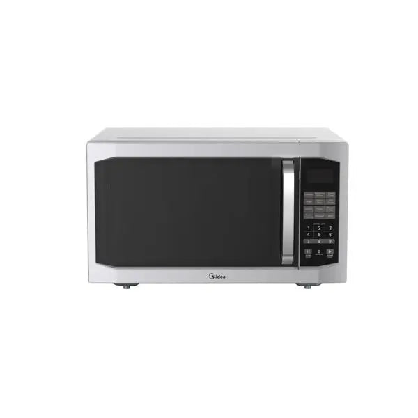 Midea 42L Microwave Oven with Grill | Digital Touch Control | 1000W Power | Child-Safety-Lock | 7 Auto Menus | LED Display with Timer | Grilling Roasting & Cooking Functions | Large Capacity | Silver EG142A5L
