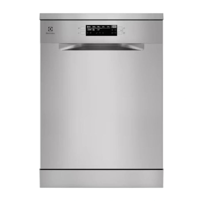 Electrolux 13 Place Settings Freestanding Dishwasher | 8 Programs | Fully Automatic with Satellite Clean Technology | Sensor Control | Silver | ESC67300SX