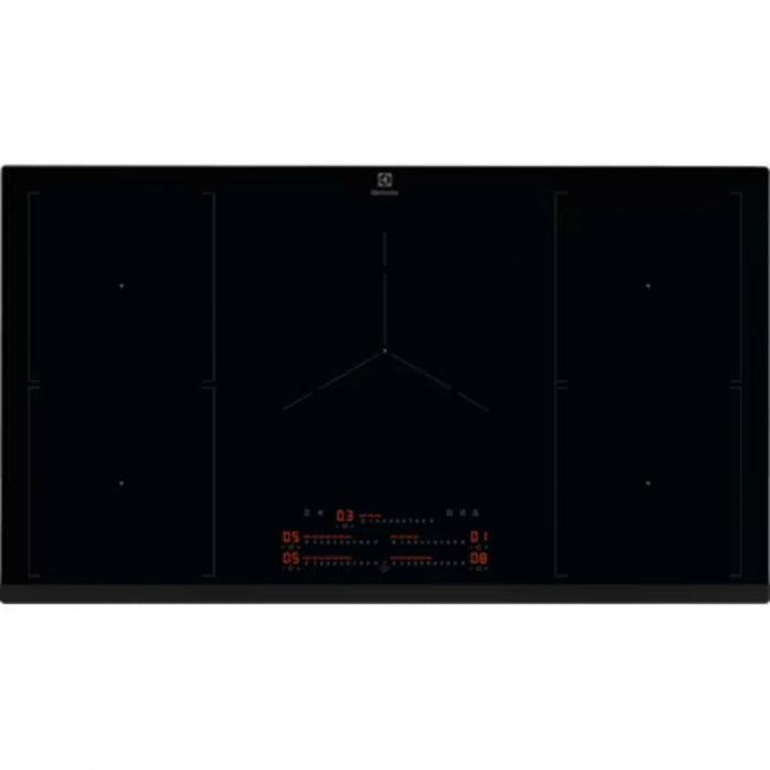 Electrolux 90cm Built-in Induction Hob | 5 Cooking Zones | Bridge Function | Power Boost | Hob2Hood | Heat Memory | Black | EIV94550
