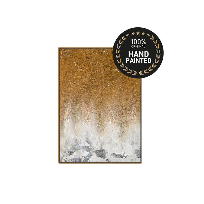 Embers of Light | TeGilded Descent | TeDawn Kissed | Handmade Paintingtured Artecasso