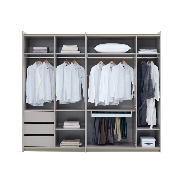 Hera 260 Cm Hybred Door Wardrobe
