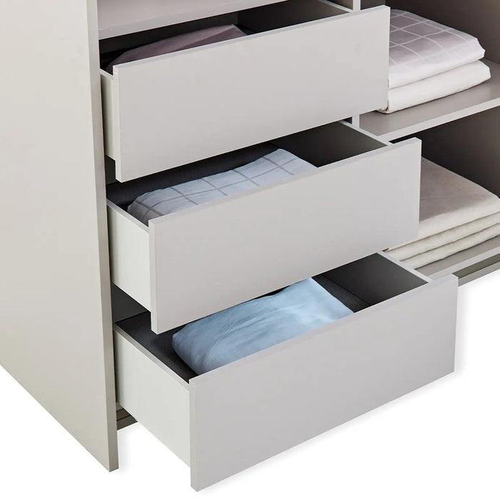 Hera 260 Cm Hybred Door Wardrobe