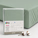 Noah Exp Fitted Sheet - Nile Green, 90x190 Enza Home