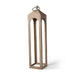 Wooden lantern on a white background