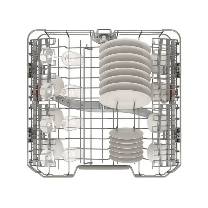 Ariston Built-In 60cm Fully Integrated Dishwasher | 14 Place Setting & 7 Programs | 3 Racks | Inverter Motor with Fast Wash and 3D Zone Wash | Silent Dishwasher | Made in Poland | LIC3C26WF