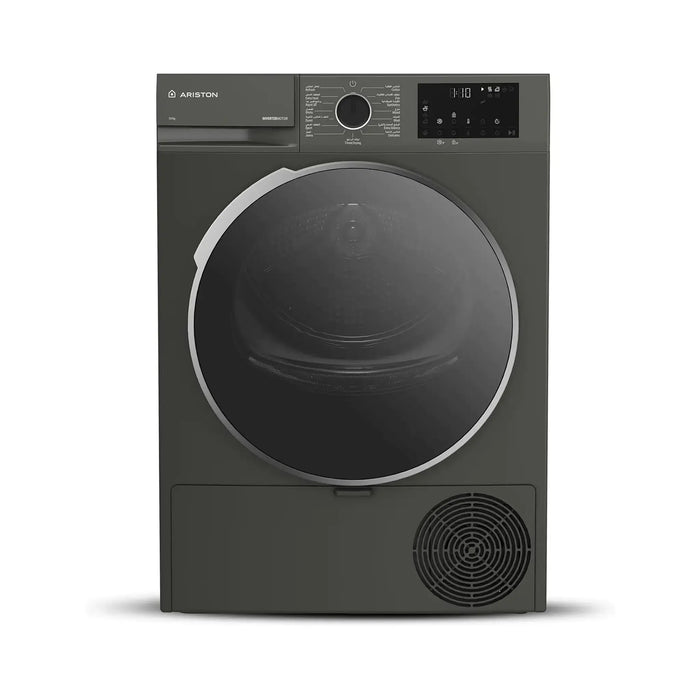Ariston 10kg Heat Pump Tumble Dryer | Front Load | ProSmart Inverter Motor | 15 Drying Programs | Manhattan Grey | ARDH103DMME