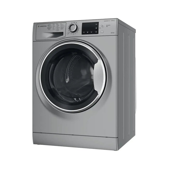 Ariston Washer Dryer 8kg Wash 5kg Dry | 1400 RPM Inverter Motor | Front Load Fully Automatic | Steam Hygiene | Grey | ARWD085142DMME