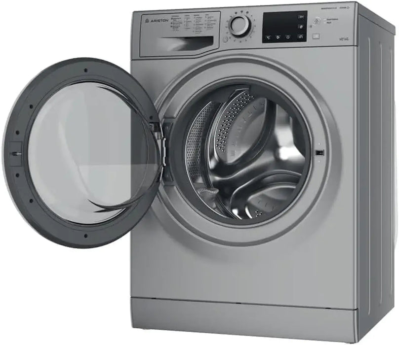 Ariston Washer Dryer 8kg Wash 5kg Dry | 1400 RPM Inverter Motor | Front Load Fully Automatic | Steam Hygiene | Grey | ARWD085142DMME