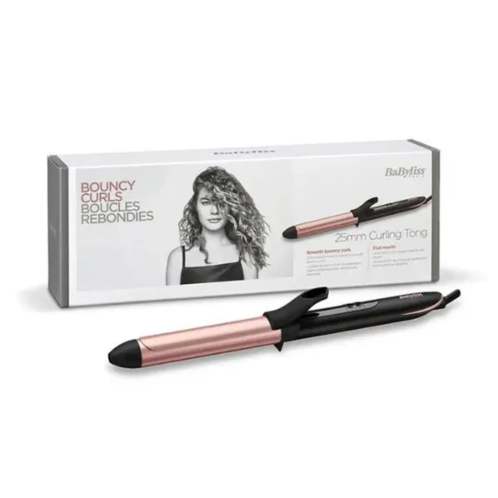 BaByliss Hair Curler| 25mm Barrel For Versatile Styling| 6 Temperature Settings For Customization & Rapid Heat-up Time| Ceramic Coating For Smooth Curls With Advanced Temperature Control| BABC451SDE