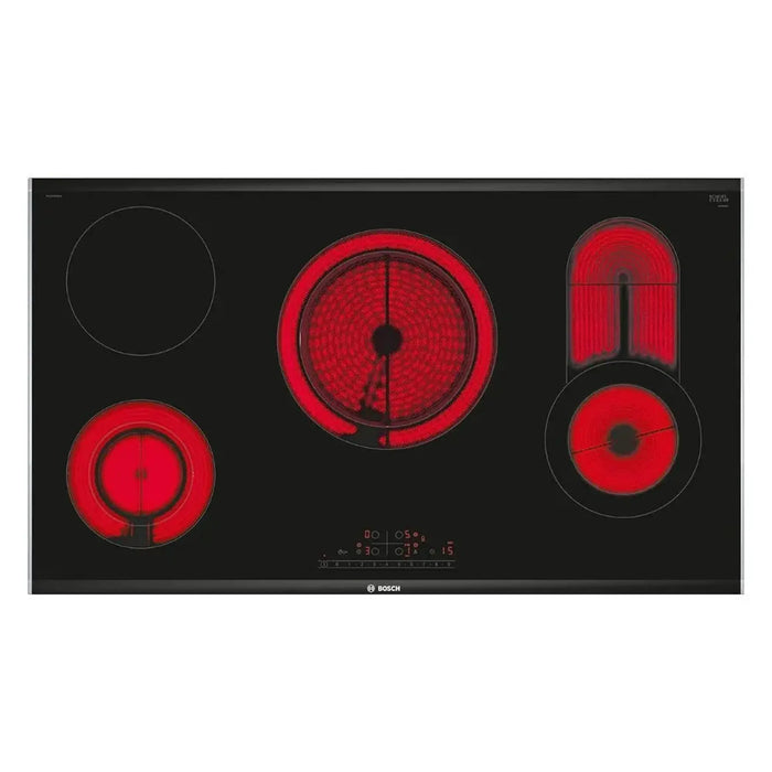 Bosch Series 6 Electric Hob | 90cm | TouchControl MultiTouch | 17 Power Levels | Black | PKC975FB2M | 1 Year Warranty