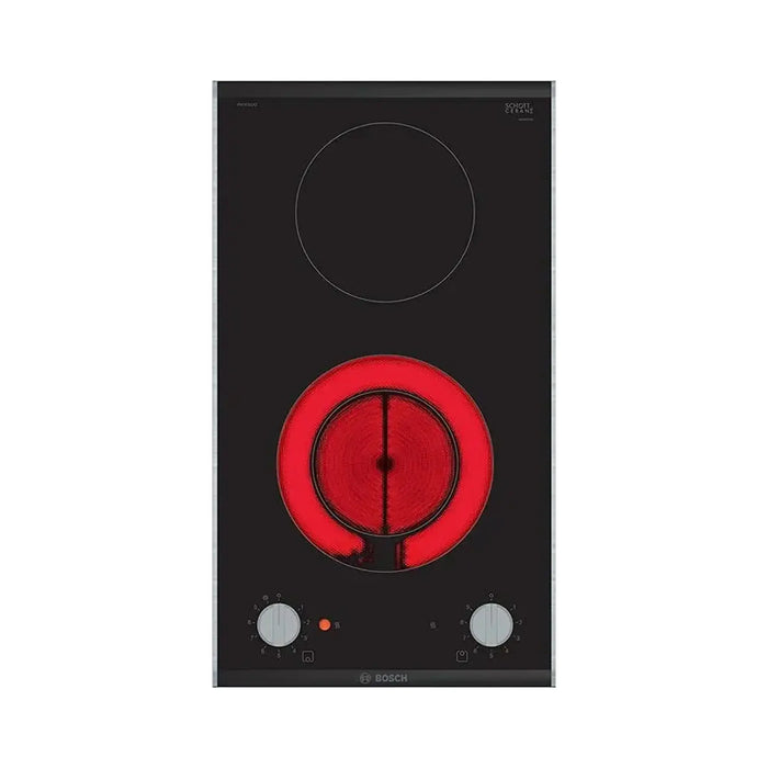 Bosch | Electric Hob | German Engineered | Elegant Design | Expandable Zone | Sword Knobs | 9 Power Levels  |PKF375CA2E