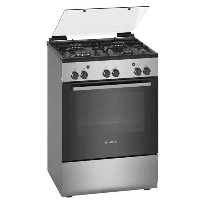 Bosch 4 Gas Burner | 60 cm Stainless Steel | Gas Oven | HGA120B51M