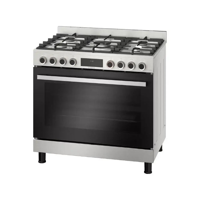 BOSCH Series 8 Gas range cooker Stainless steel