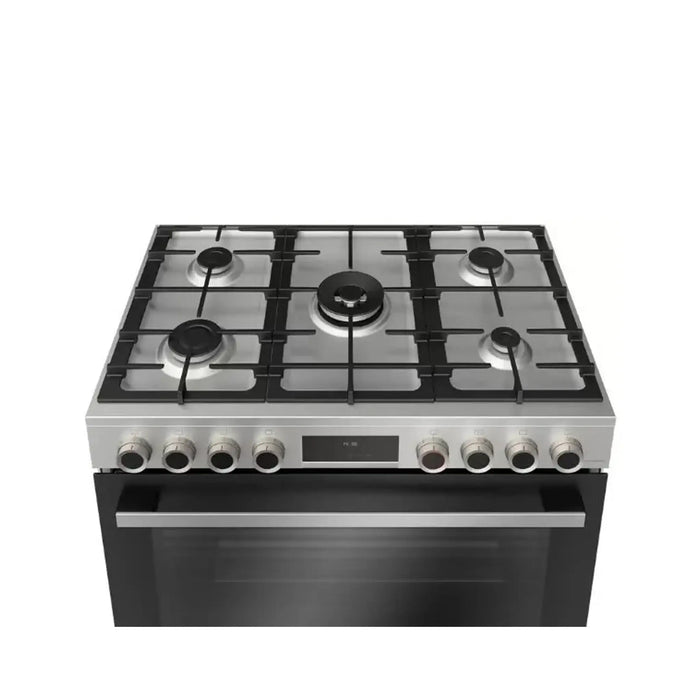 BOSCH Series 8 Gas range cooker Stainless steel