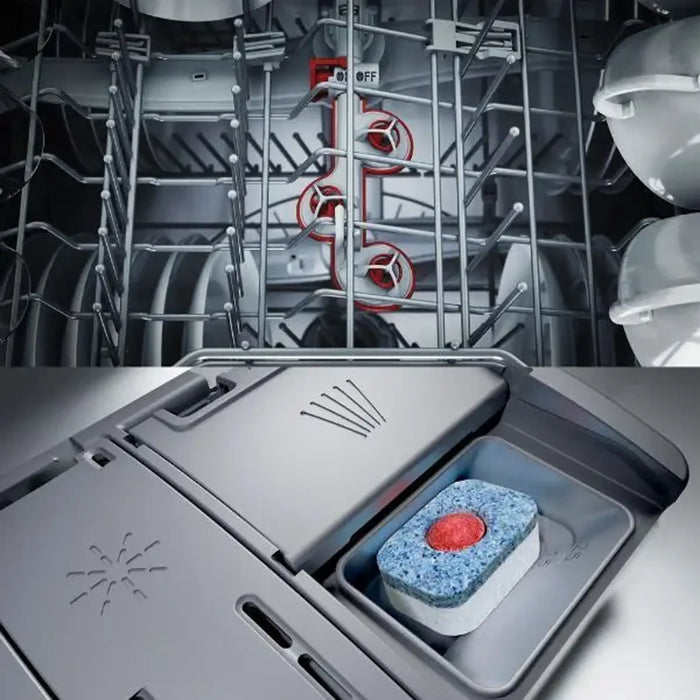 BOSCH 8 Program Series 6 free-standing dishwasher 60 cm silver inox