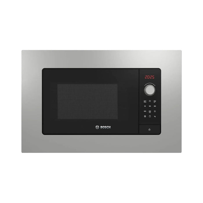 Bosch Series 2 | Built-In Microwave Oven | 25L | 59 x 38 cm | Quick Start | LED Display | AutoPilot 8 | Favorite Button | Stainless Steel | BEL653MS3M | 1 Year Warranty