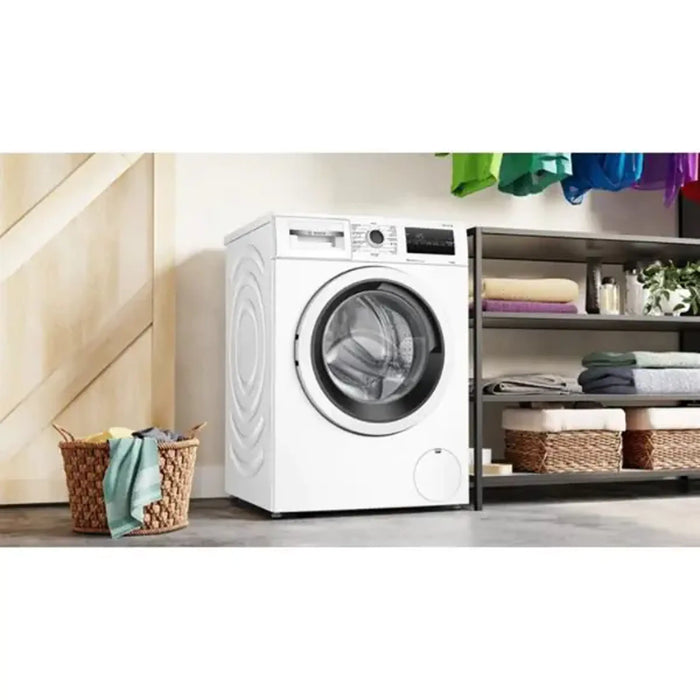 Bosch Series 4 Free-Standing Washing Machine| Front Loader 8 kg 1400 rpm| Touch control buttons| White Color| WAN28282GC| 1 Year Manufacturer Warranty