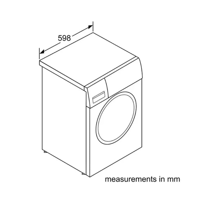 Bosch Series 4 Free-Standing Washing Machine| Front Loader 8 kg 1400 rpm| Touch control buttons| White Color| WAN28282GC| 1 Year Manufacturer Warranty