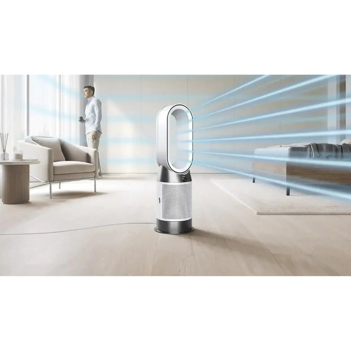 Dyson Purifier HP1 Hot And Cool Air Purifier | 3-In-1 Heating Cooling And Air Purification | HEPA H13 And Activated Carbon Filtration | Air Multiplier Technology | App And Voice Control | White/White | HP11