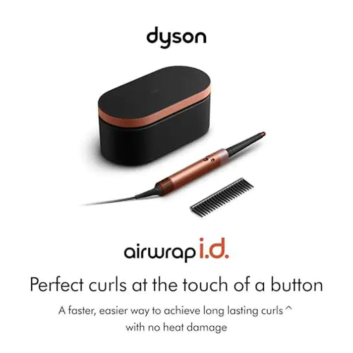 Dyson Airwrap i.d. Multi-Styler and Dryer Straight+Wavy | Amber Silk | 6-in-1 Styling | Intelligent Heat Control | Coanda Airflow | HS08