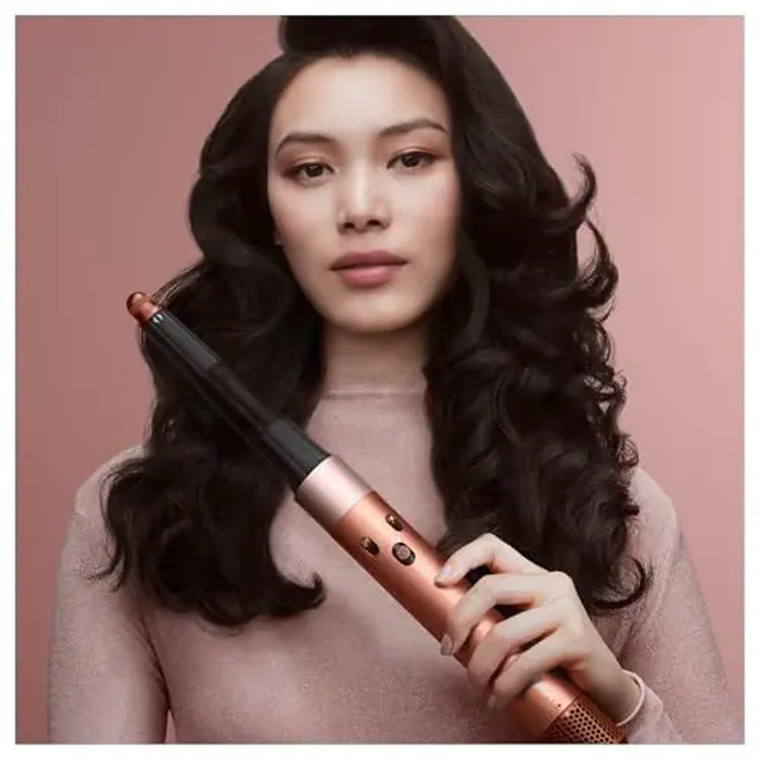Dyson Airwrap i.d. Multi-Styler and Dryer Straight+Wavy | Amber Silk | 6-in-1 Styling | Intelligent Heat Control | Coanda Airflow | HS08