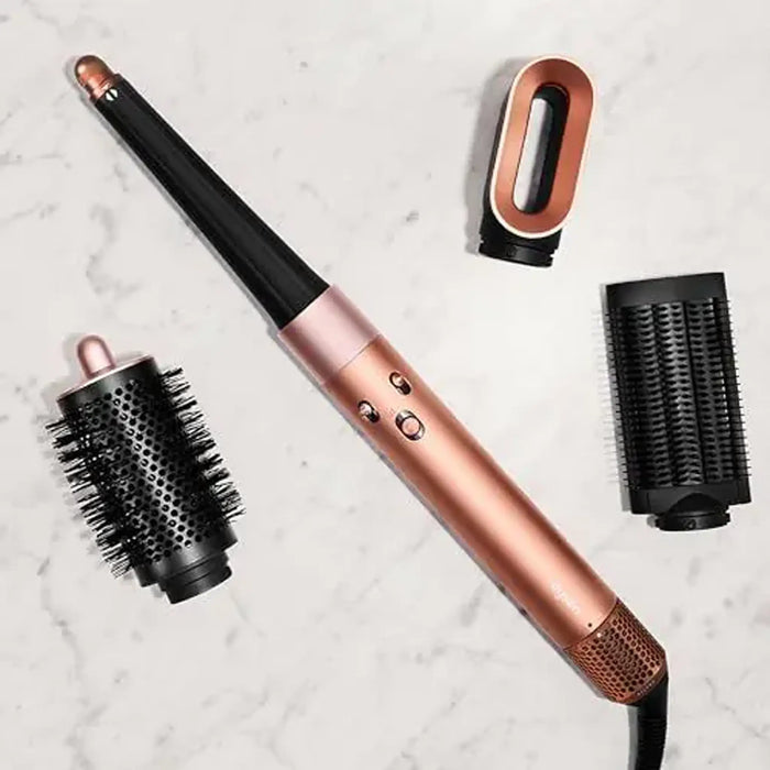 Dyson Airwrap i.d. Multi-Styler and Dryer Straight+Wavy | Amber Silk | 6-in-1 Styling | Intelligent Heat Control | Coanda Airflow | HS08