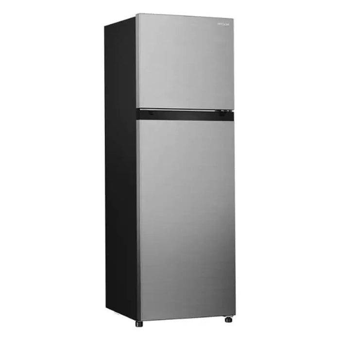 Hitachi 380L Gross 260L Net Capacity Top Mount Refrigerator | No Frost Fridge Freezer | High Power Inverter Compressor (10 Year Warranty) | Door Alarm & LED Light | Twist Ice Tray | Stainless Steel |HRTN5275MFXAE