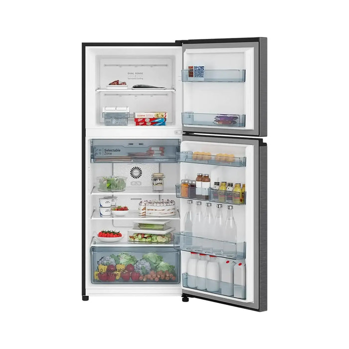 Hitachi Top Freezer Refrigerator | 500L Gross 344L Net | Dual Sense Surround Cooling | Inverter Compressor | No Frost | Elegant Inox | HRTN6379SXAE