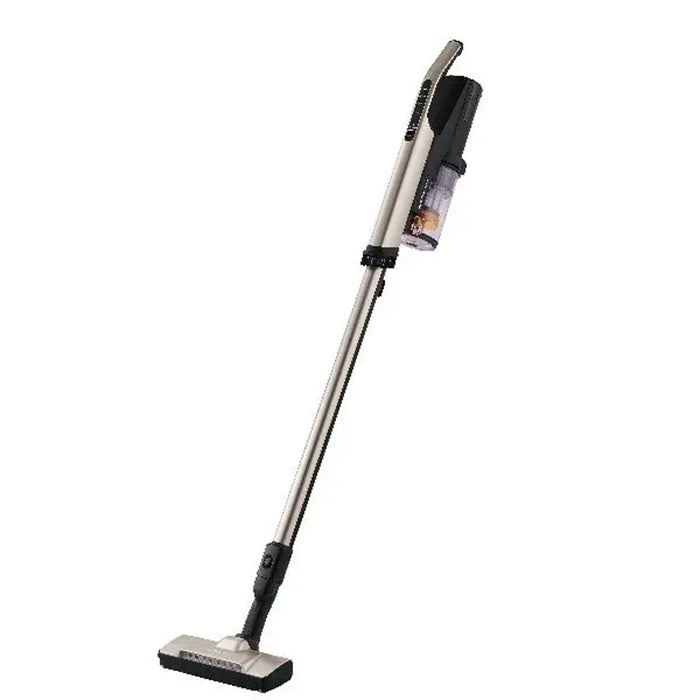 Hitachi Powerful & Lightweight Cordless Stick Vacuum Cleaner | 45 Minutes Run Time | 18V | Smart Head With Green LED Technology and Tangle Free Brush | Upright Extension Pipe Strong Suction | PVXL2K