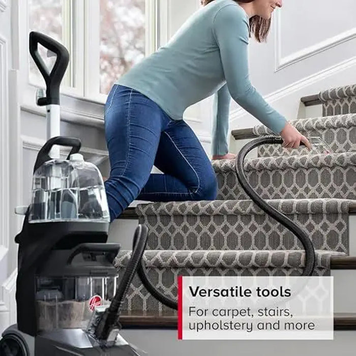 Hoover PowerScrub XL Carpet Washer | 4.7L Clean Water Tank | 1200W Motor | Five SpinScrub Brushes | HeatForce Technology | CDCW-PSME