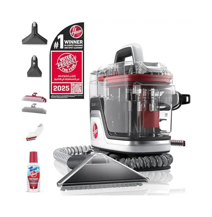 Hoover CleanSlate Spot Washer | 1.1L Clean Water Tank | Dual Tank System | SpinScrub Technology | CDSW-MPMC