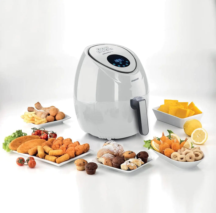 Kenwood Digital Air Fryer 5L | 1500W Power | Rapid Air Circulation | Touch Control | White | HFP52-000WH