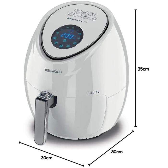 Kenwood Digital Air Fryer 5L | 1500W Power | Rapid Air Circulation | Touch Control | White | HFP52-000WH