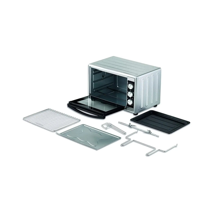 Kenwood Electric Oven 70L Silver | 70L Capacity | 2200W | Convection & Rotisserie | Double Glass Door | Silver | MOM70-000SS