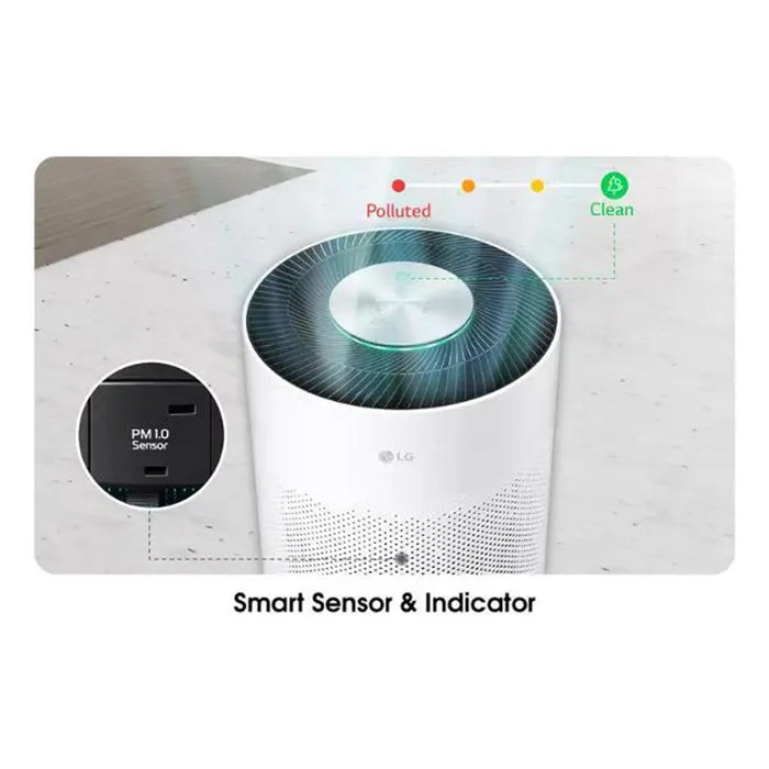 LG PuriCareª 360û Air Purifier, 675ft_ HEPA