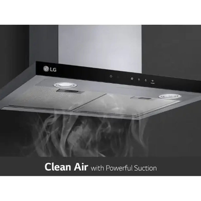 LG Built in Hood with Powerful Suction | Silver & Black | HC7Z2425S