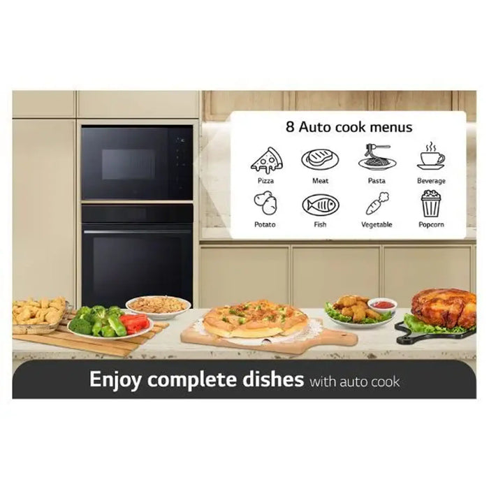 LG Built-in Microwave Oven|Stainless Steel|Black|MGBZ2593F
