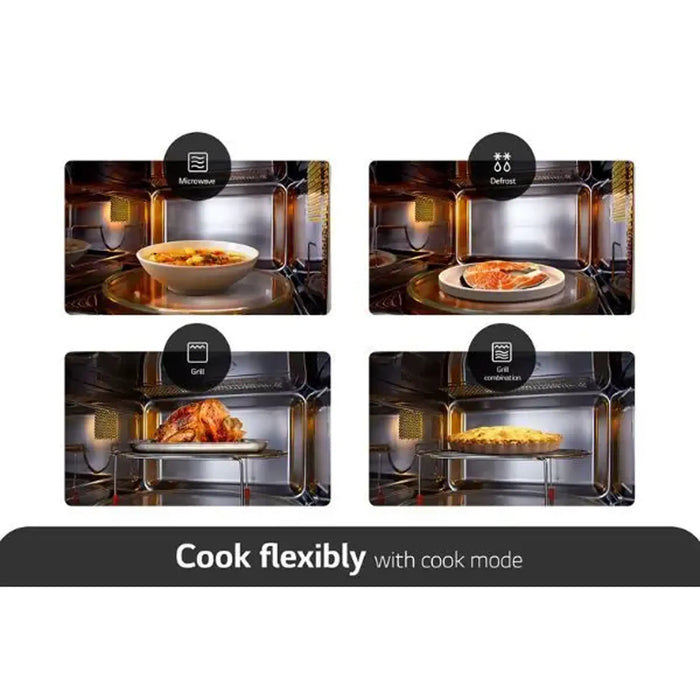 LG Built-in Microwave Oven|Stainless Steel|Black|MGBZ2593F