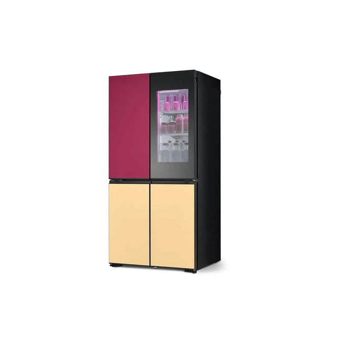 LG InstaView 4 Door Refrigerator 684L LinearCooling | 684 Liters Capacity | InstaView Door-in-Door | LINEARCooling | DoorCooling+ | UVnano Water Dispenser | GR-A34FDMKJ