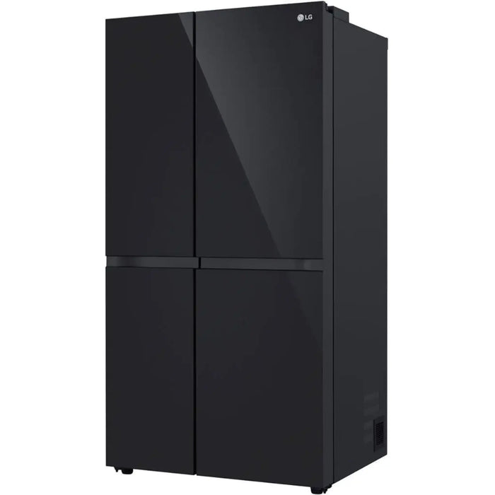 LG Gross 650L Net 464L Side by Side Refrigerator | Wi-Fi Convertible | Door Cooling | Premium Glass Door | GR-B267DBM3