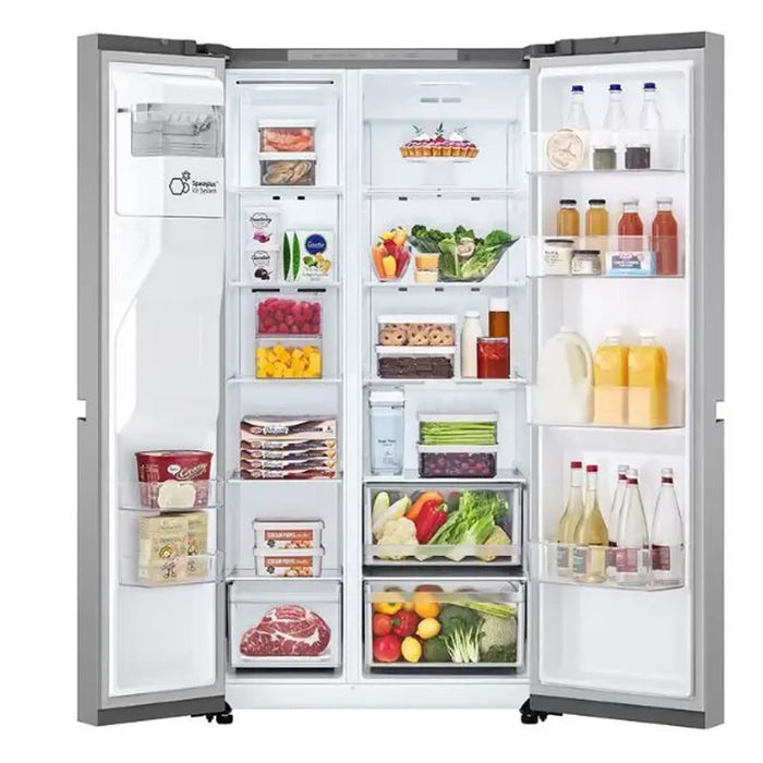 LG Side By Side Refrigerator Platinum Silver 684L Gross | GR-L267KLKW