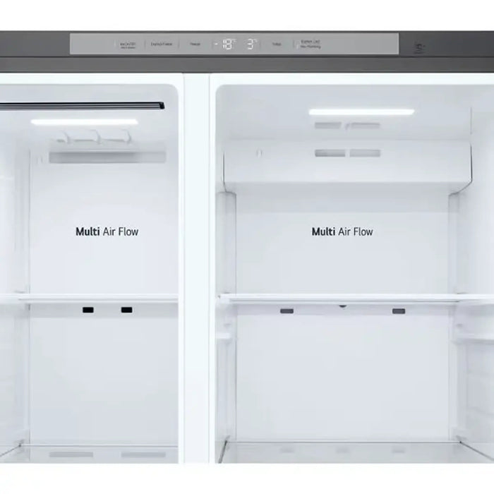 LG Side By Side Refrigerator Platinum Silver 684L Gross | GR-L267KLKW