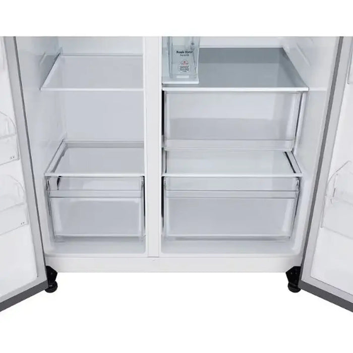 LG Side By Side Refrigerator Platinum Silver 684L Gross | GR-L267KLKW