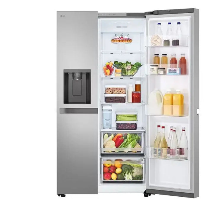 LG Side By Side Refrigerator Platinum Silver 684L Gross | GR-L267KLKW