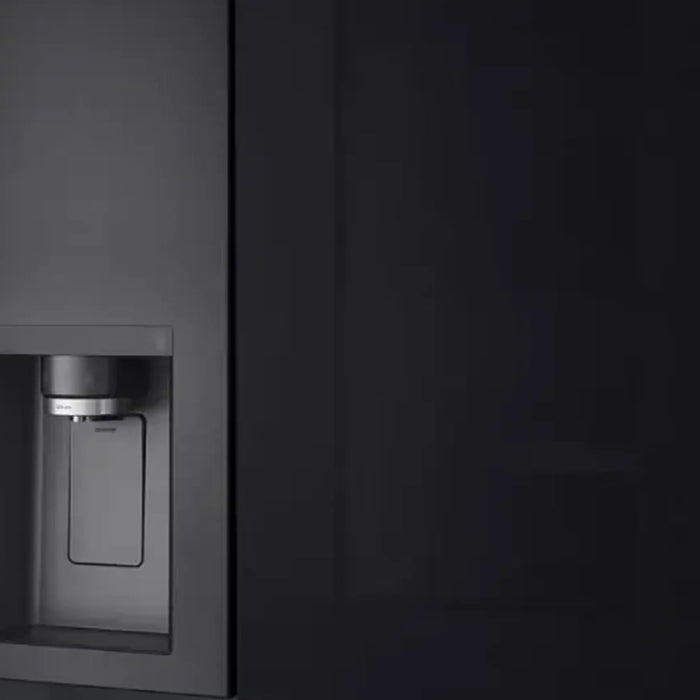 LG Instaviewª Side By Side 617 Litres Refrigerator| UV Nanoª| Linear Coolingª| ThinQª| Matte Black Color