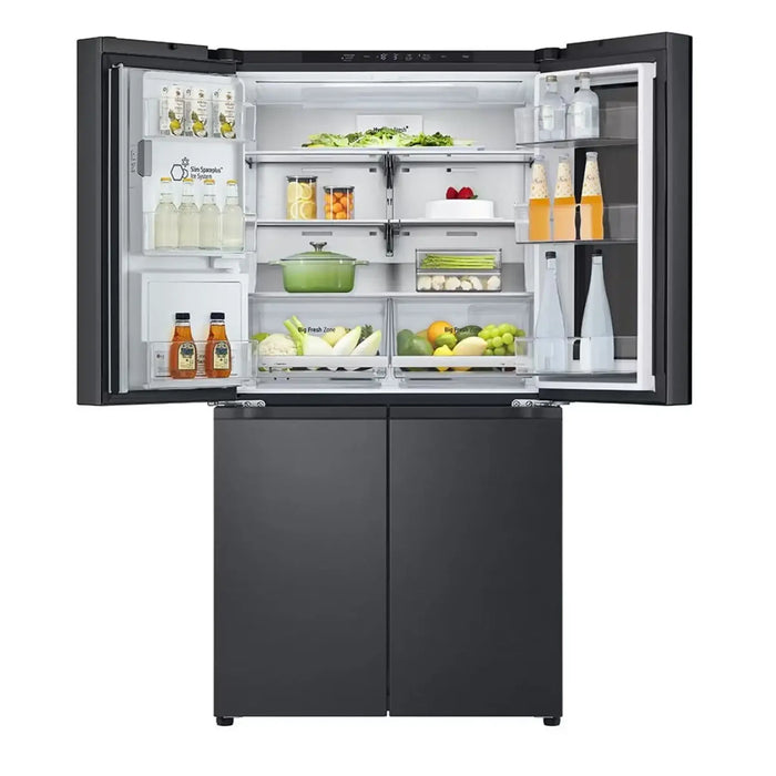 LG 900 L Gross Black Glass InstaView Door-in-Doorª| Essence Black Steel